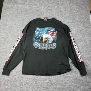 Hanes Shirt Mens XL Black Sturgis Bike Week 64th Annual The Legend Lives On